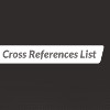 Catalogo Cross Reference List